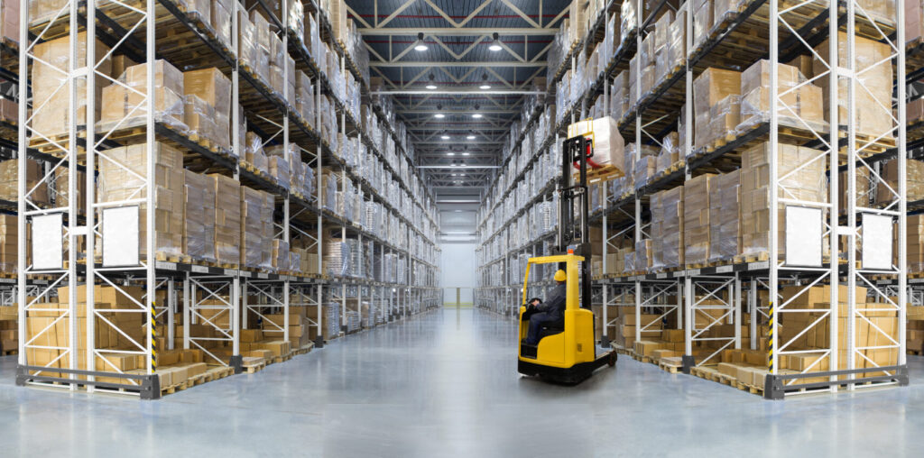 Foodservice Equipment Distribution Warehouse with Forklift