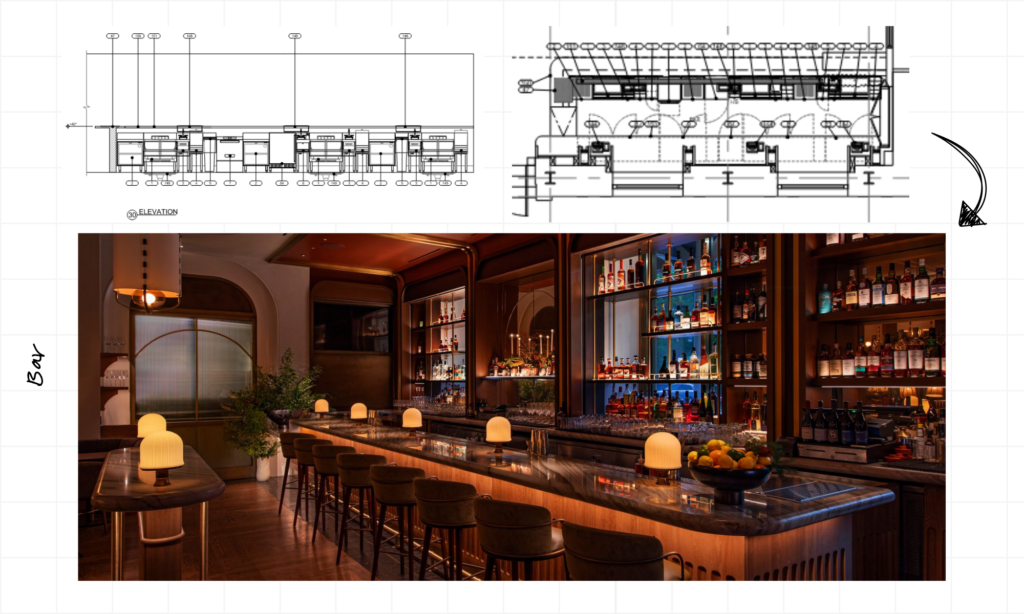 Bourbon Steak Design Highlights