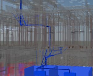 Refrigeration racks & line runs